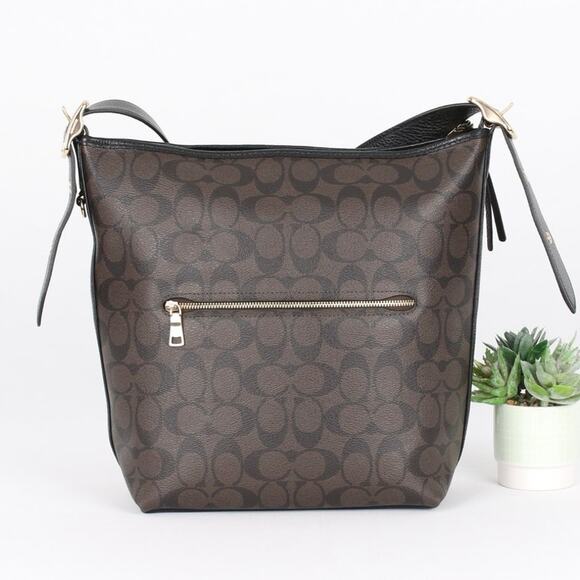 Coach Val Duffle Bag In Signature Canvas - Picture 5 of 8